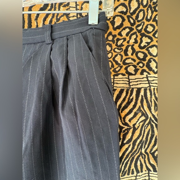 Charter Club Women's Dress Trouser Pants Stripes Navy Blue (10) - Picture 3 of 7